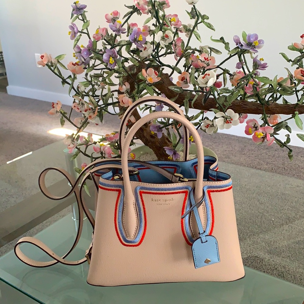 Like New Top Handle Leather Crossbody